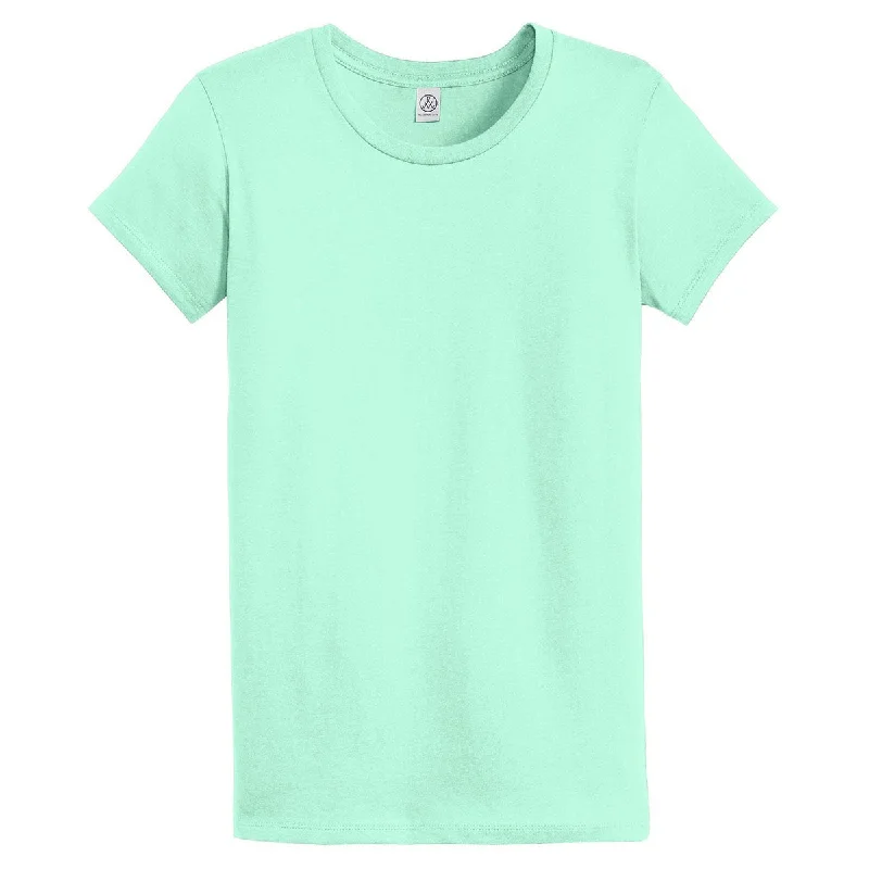 everyday tops for women -Alternative Women's Mint Legacy Crew T-Shirt