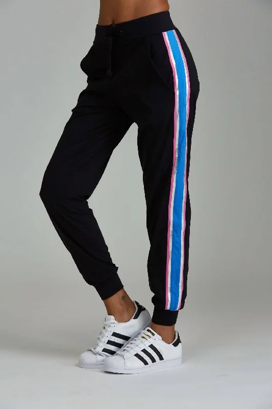 women's athletic pants -Chase Jogger In Azure