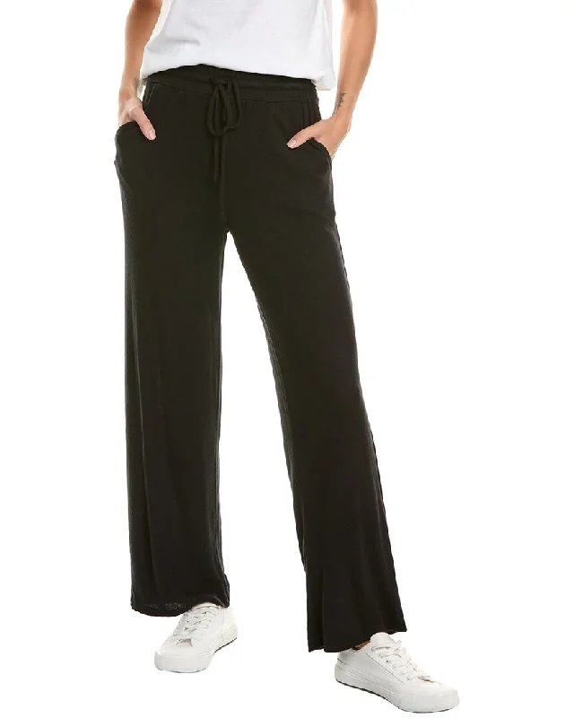 stretchy leggings for women -Bobeau Cozy Straight Leg Pant