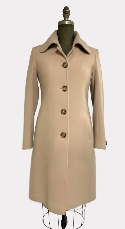 belted wool coats for women -Carolina Classic Coat - Cashmere & Wool Blend