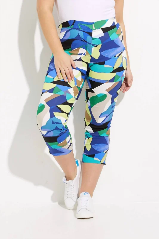 stylish joggers for women -Geo Print Pant In Black/multi