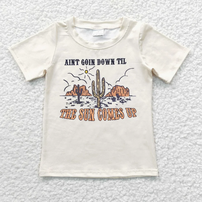 women's lace tops -the sun comes up t-shirts GT0160