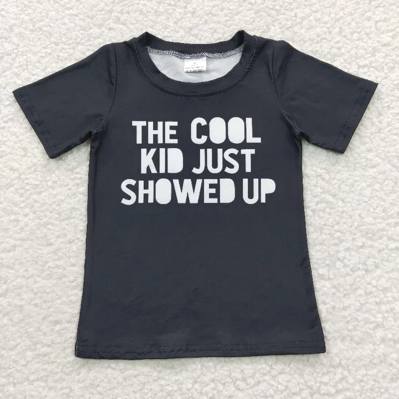 chiffon blouses for women -COOL BOY black t-shirts BT0220