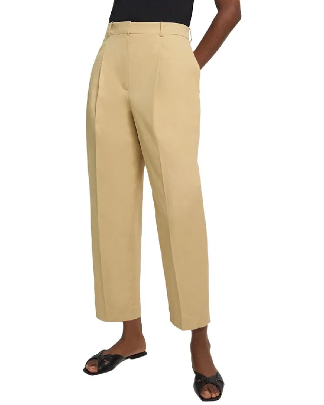 stretchy work pants for women -Theory Carrot Trouser