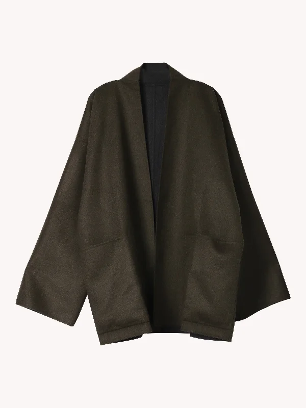 lightweight jackets for women -KIMONO JACKET WITH POCKETS