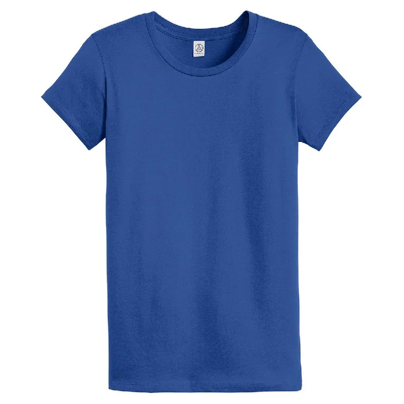 ruched tops for women -Alternative Women's Rich Royal Legacy Crew T-Shirt