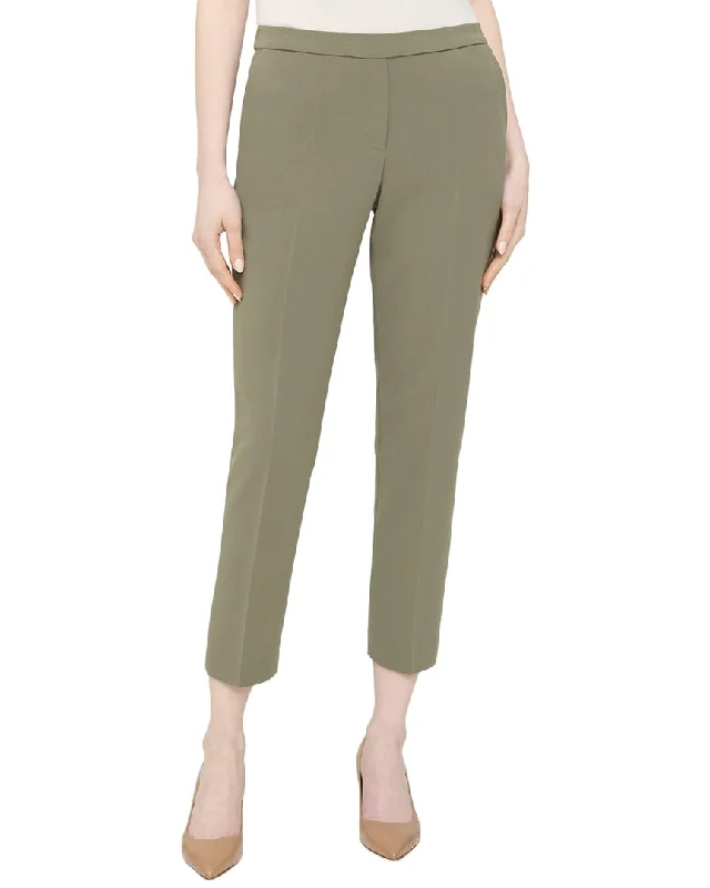 flannel pants for women -Theory Treeca Pant