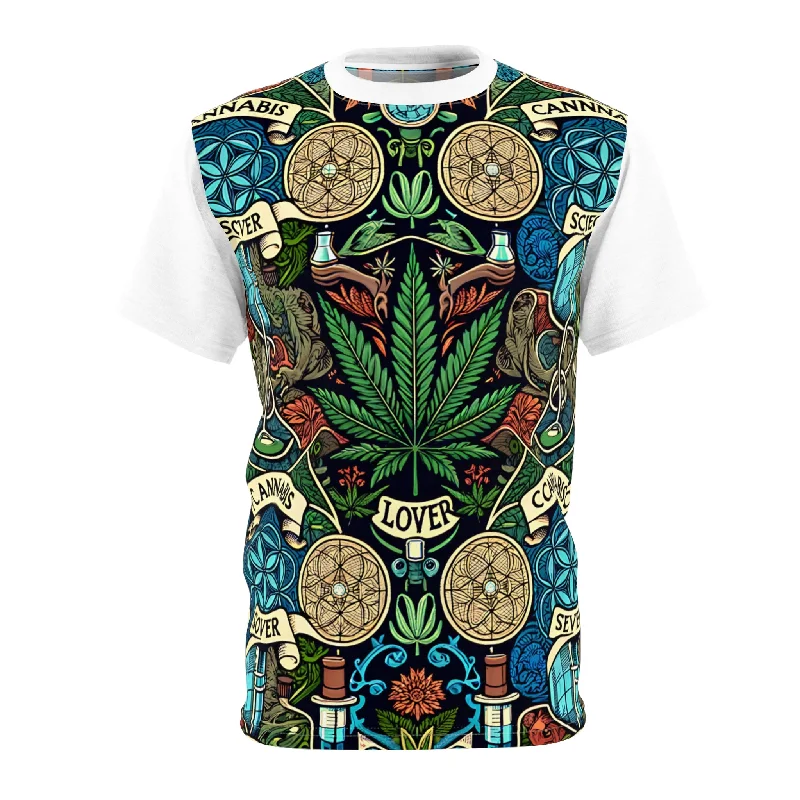 women's satin blouses -Cannabis Unisex Tee