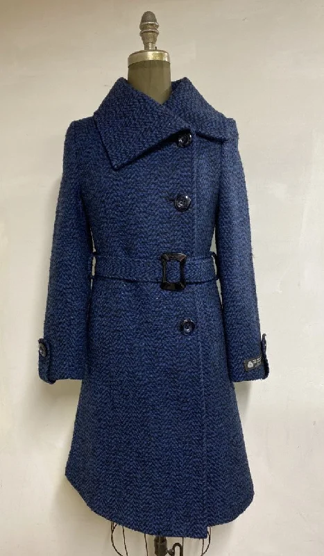 single-breasted coats for women -Mayfair Coat Button Front - 100% Pure Virgin Merino Wool