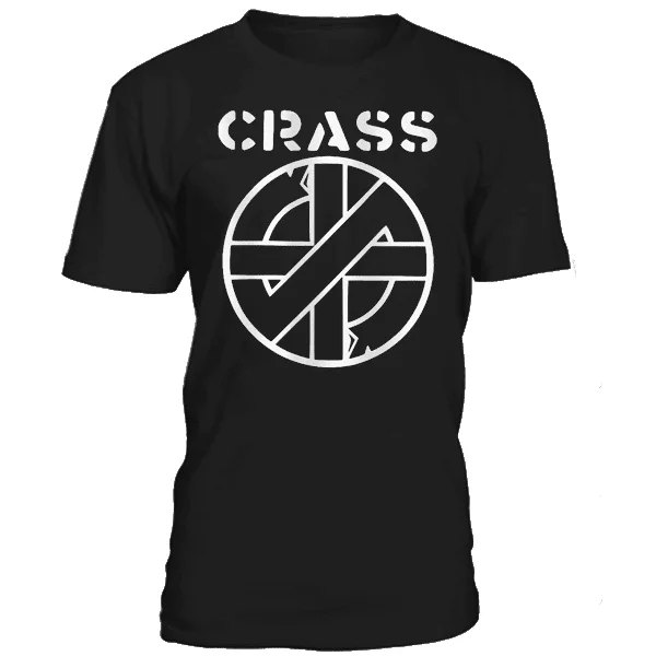 women's mesh tops -Crass Logo T-Shirt