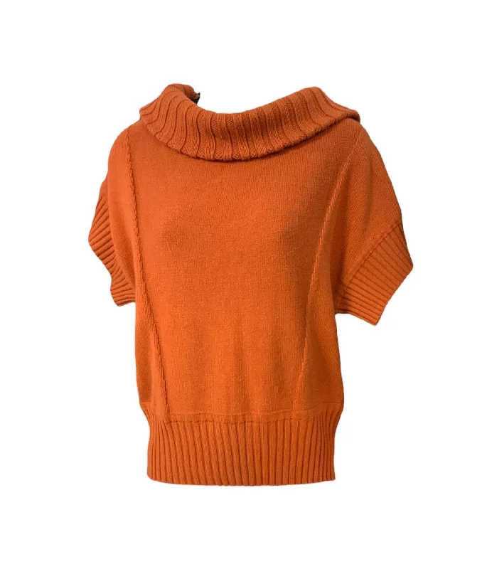 women's wool coats -Yvos Women’s Rust Sweater S