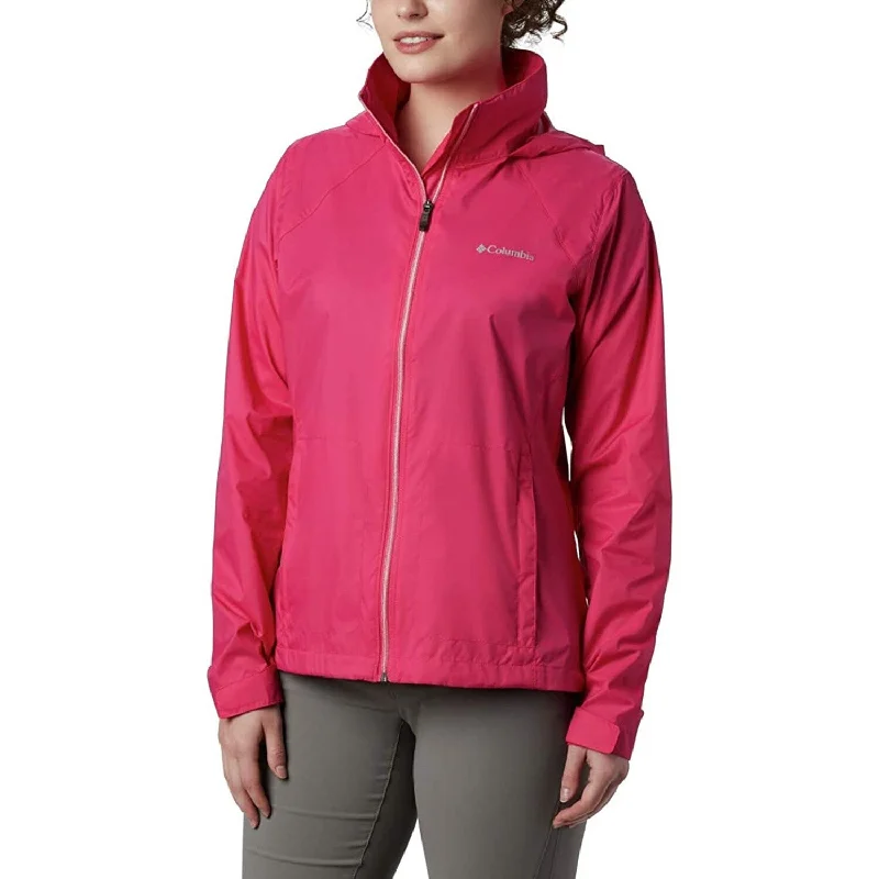 women's sherpa jackets -Columbia Women's Switchback Rain Jacket Pink Size Medium