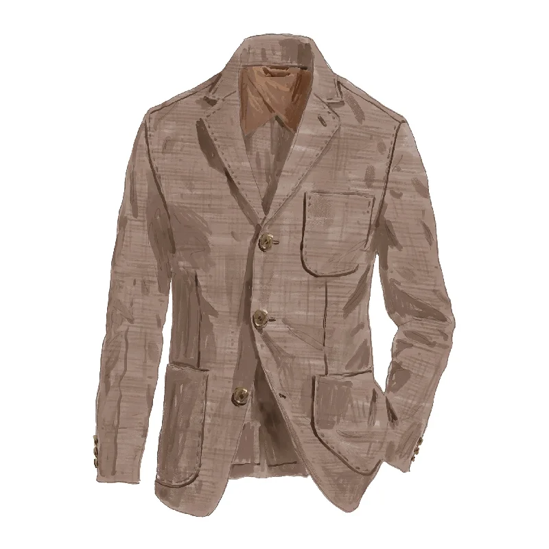 women's denim jackets -Varenna Linen Jacket