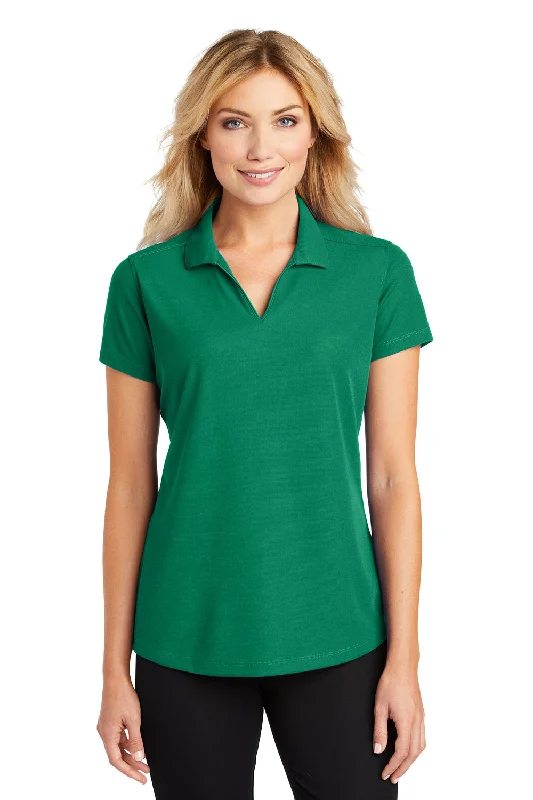 fitted blouses for women -Port Authority Womens Dry Zone Moisture Wicking Short Sleeve Polo Shirt - Jewel Green