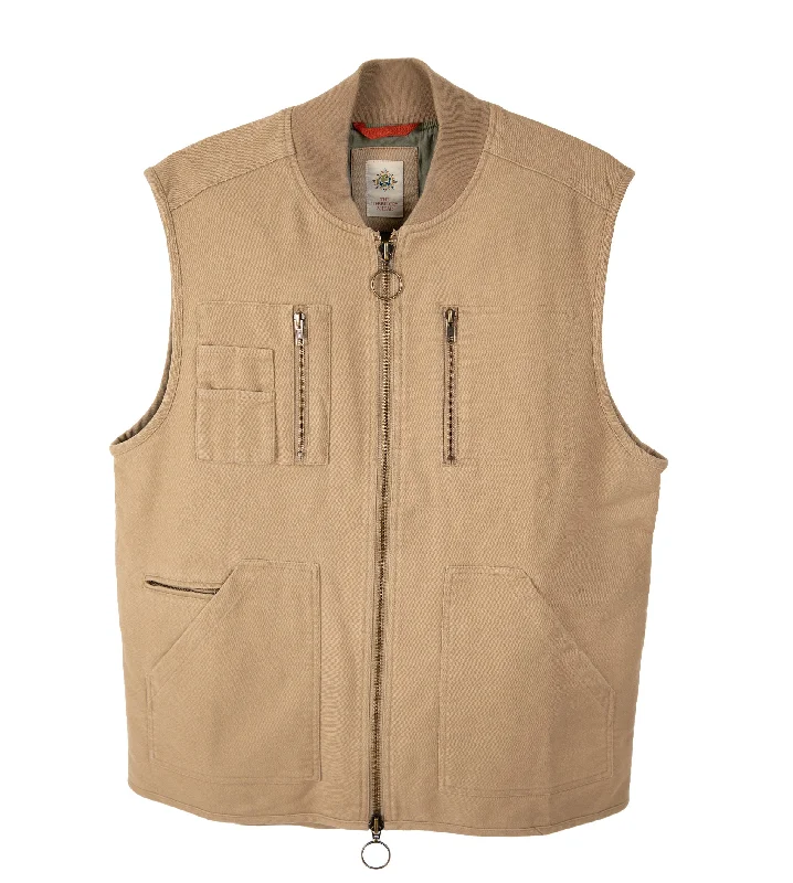 women's double-breasted coats -Heavily Vested Vest