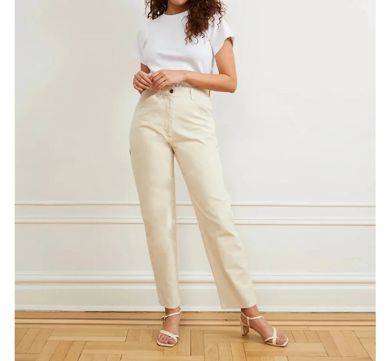 stylish palazzo pants -Agnes Pant In Ivory