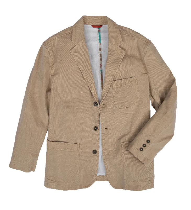 women's hooded coats -Off-Road Cotton Twill Blazer