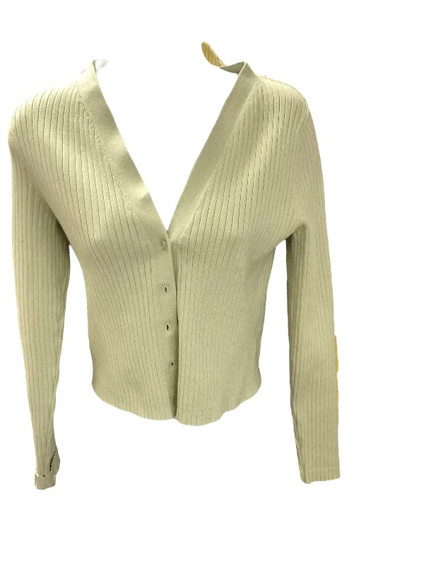 stylish blazers for women -Reformation Women's Cardigan Lime M