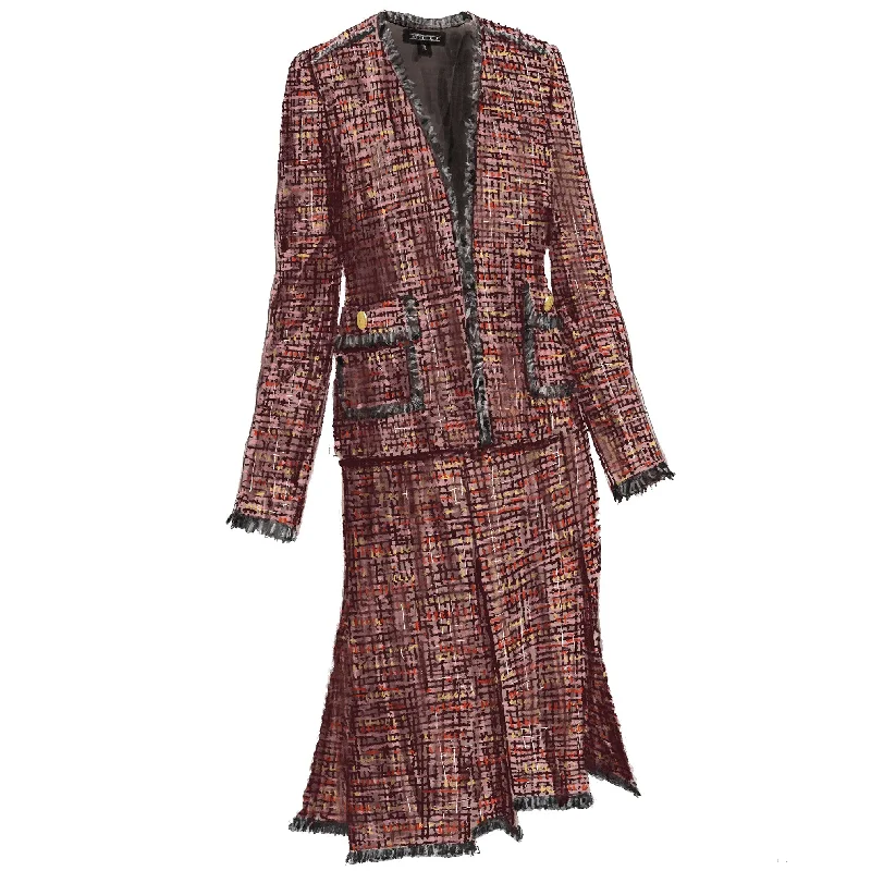 trendy plaid blazers for women -1950s Tweed Jacket