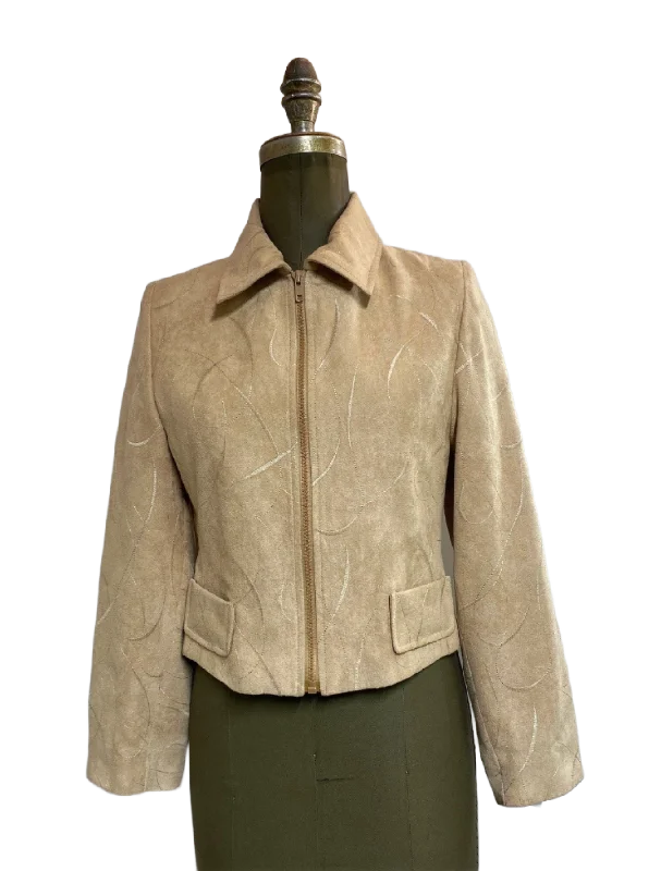 warm down coats for women -Elenora Jacket - 100% Micro-Suede Jacket