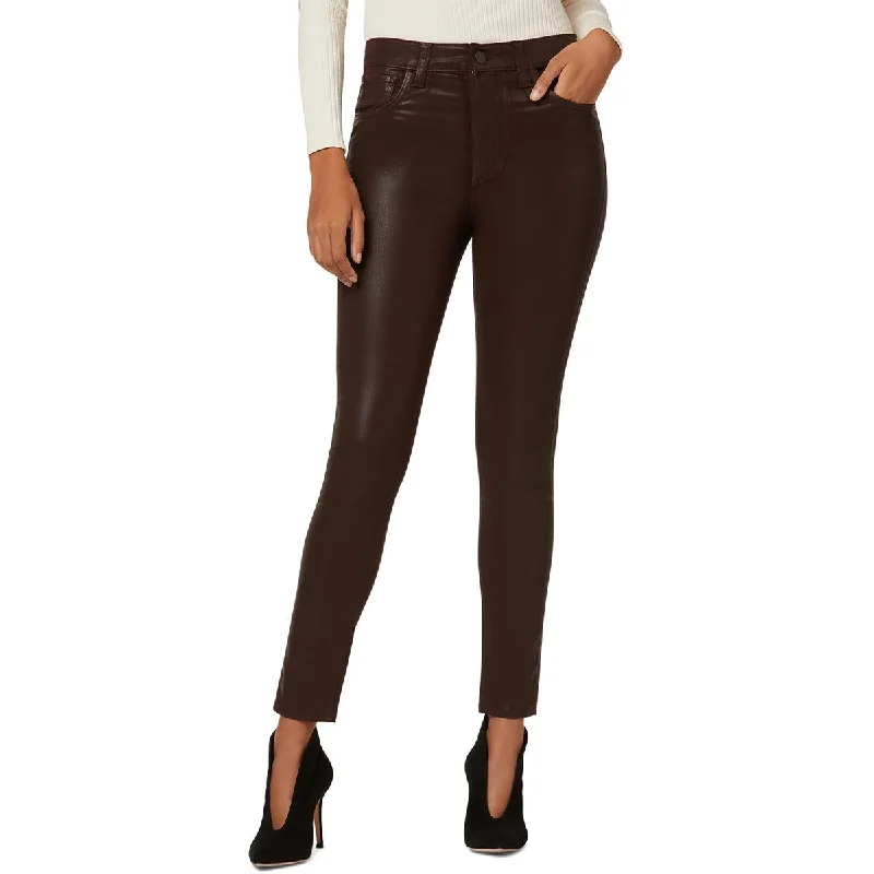 women's leather pants -The Charlie Womens High Rise Ankle Skinny Jeans