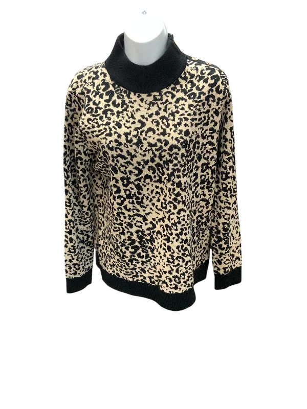 eco-friendly coats for women -Calvin Klein Women's Sweater Cheetah M