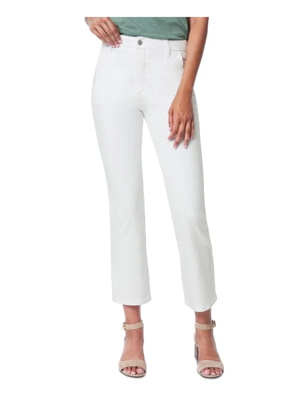 casual pants for women -The Slim Kick Womens Denim Cropped Trouser Jeans