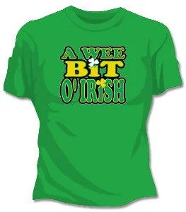 modest tops for women -Wee Bit O'Irish Woman's T-Shirt