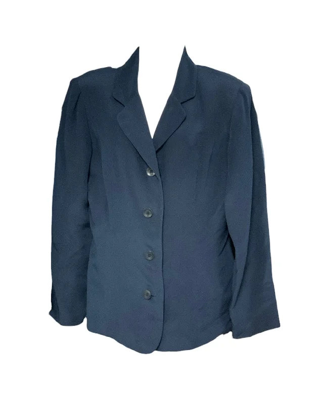 women's puffer jackets -Maggy London Women’s Navy Blazer 12