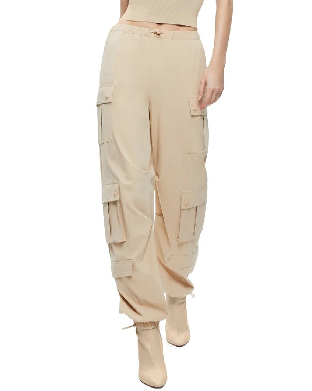 outdoor adventure pants for women -alice + olivia Shara Mr. Parachute Cargo Pant