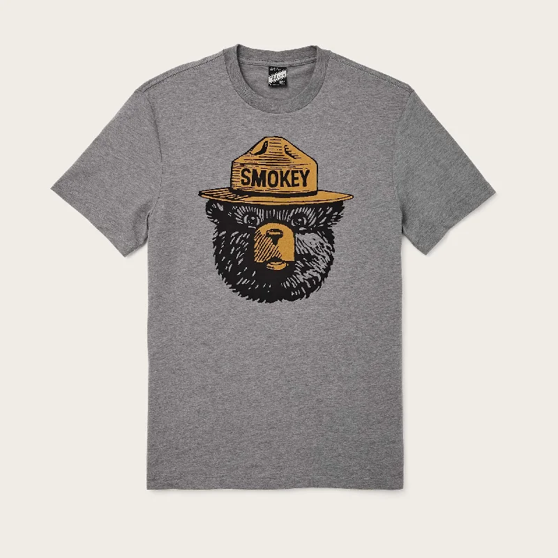 breathable tops for women -SMOKEY BEAR BUCKSHOT T-SHIRT