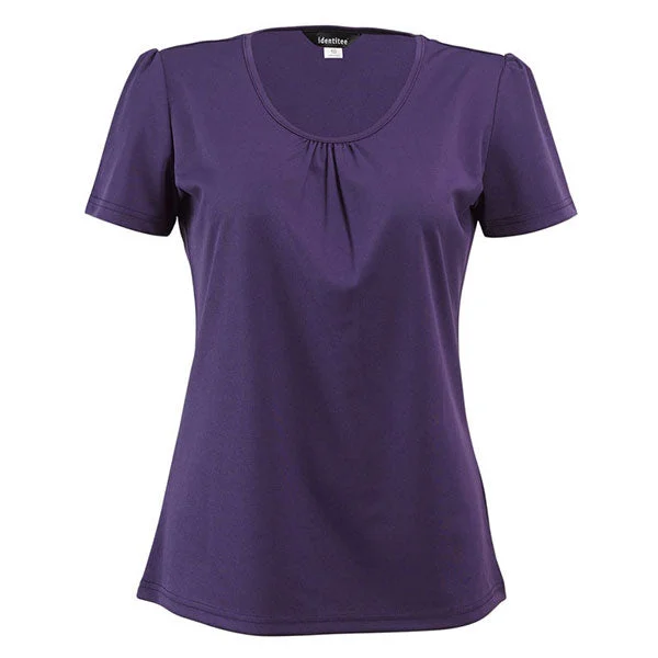 flowy tops for women -Identitee Women's Grape Balmain Shirt