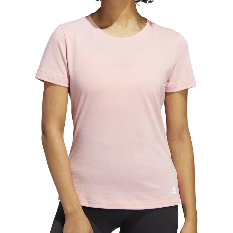 lightweight summer tops for women -adidas Prime Short Sleeve Womens Training Top - Pink