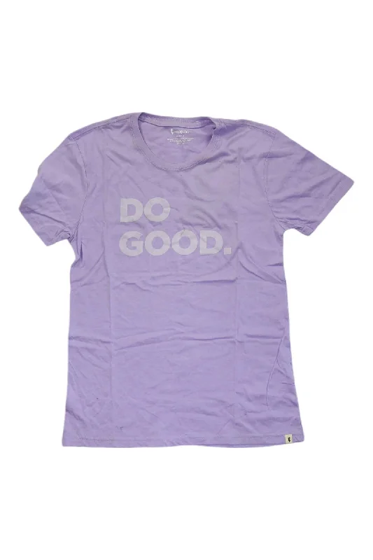 lace-up tops for women -Cotopaxi Women's Do Good SS Tee