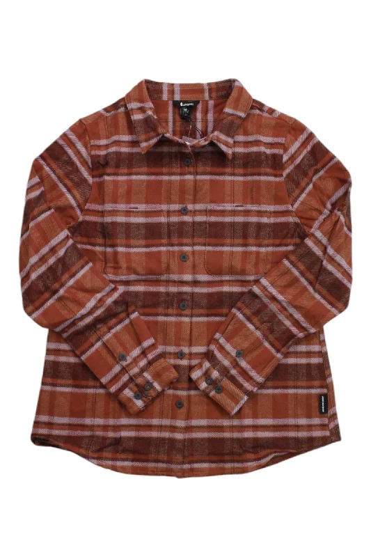 warm tops for women -Cotopaxi Women's Mero Flannel Shirt