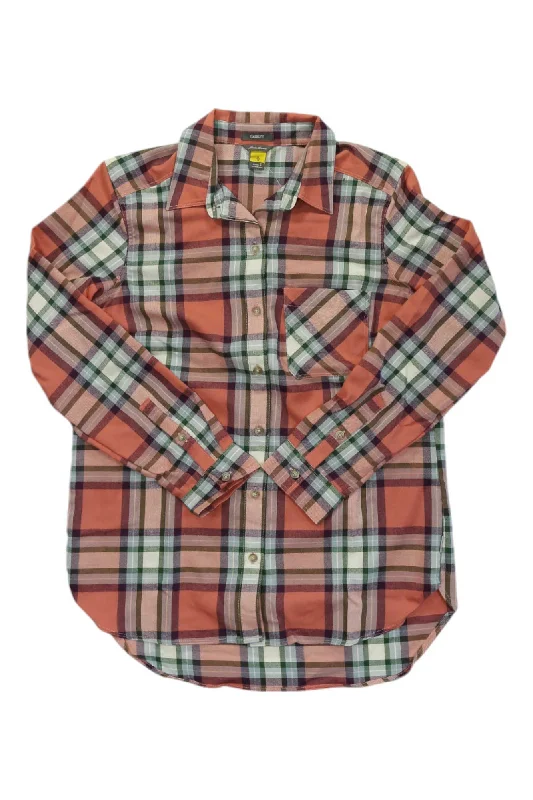 draped tops for women -Eddie Bauer Travex Women's Expedition 2.0 LS Flannel Shirt