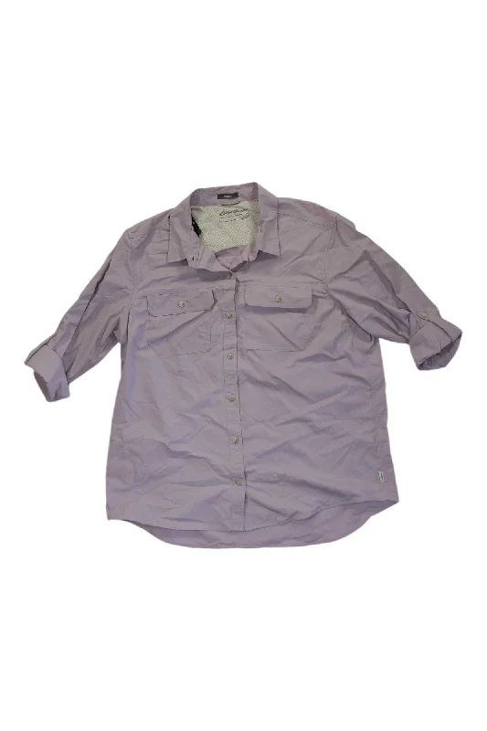 women's bohemian tops -Eddie Bauer Women's Mountain Ripstop LS Shirt