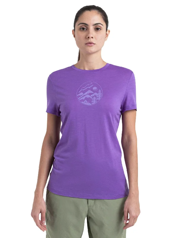 elegant evening tops for women -Merino 150 Tech Lite III T-Shirt Camping Circle (Women's)