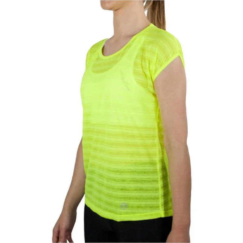 sporty tops for women -OgiYogi Zephyr Short Sleeve Womens Training Top - Yellow