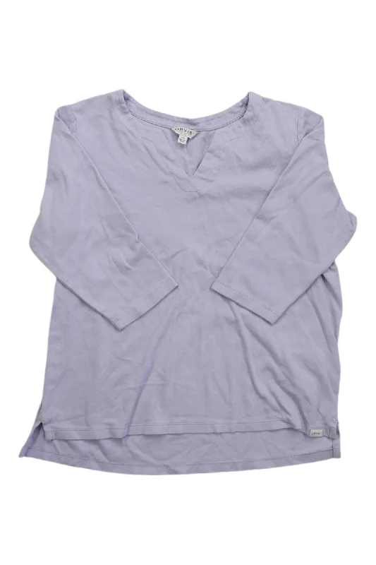 flowy tops for women -ORVIS WOMENS PIMA COTTON 3/4 SLEEVE TOP