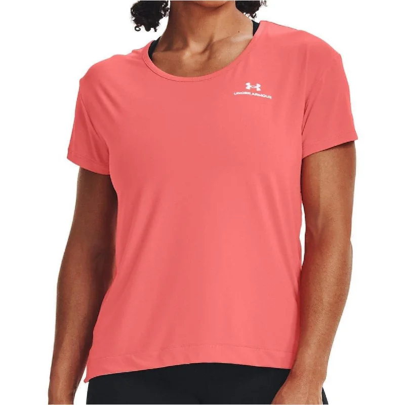 sleeveless summer tops for women -Under Armour Rush Energy Core Short Sleeve Womens Training Top - Pink