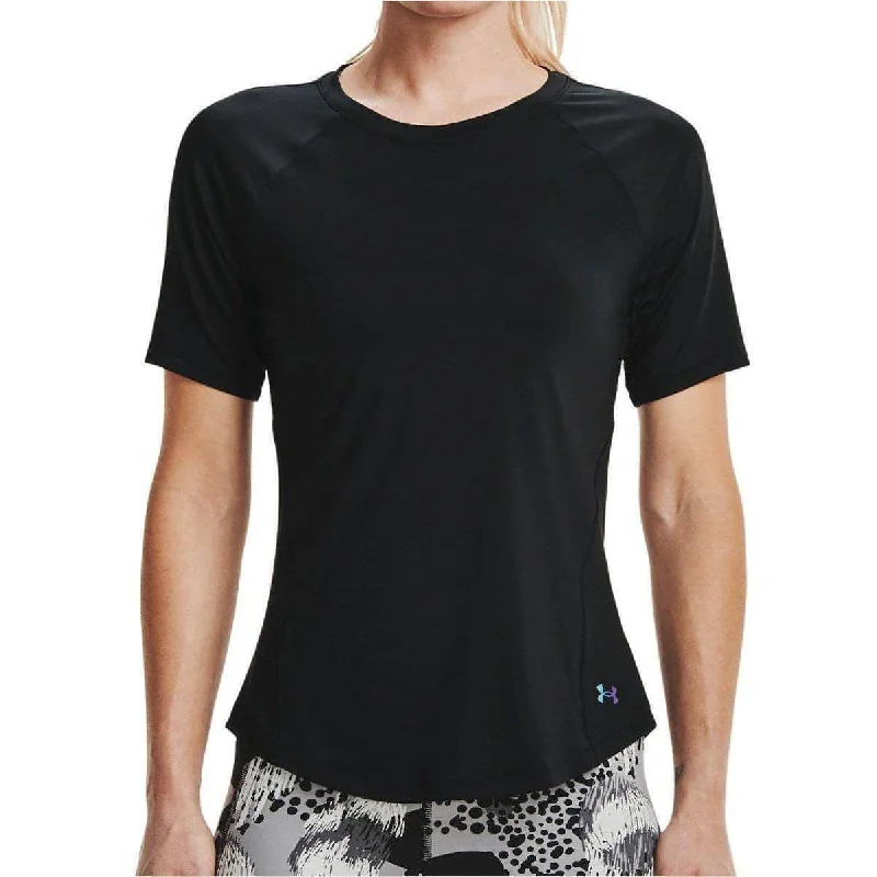 women's lace tops -Under Armour Rush Short Sleeve Womens Training Top - Black