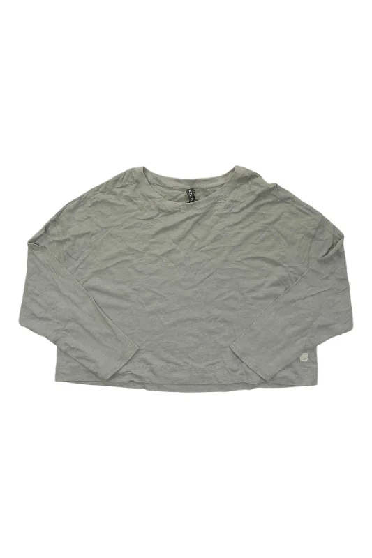 zip-up tops for women -Vuori Womens Sundown LS Tee