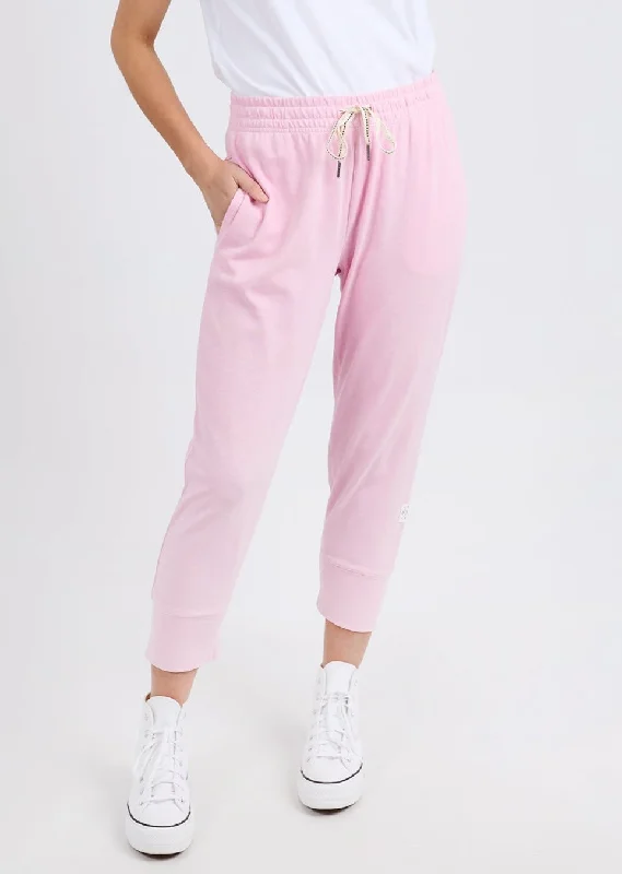 women's leather pants -3/4 Brunch Pants - Splendid Pink