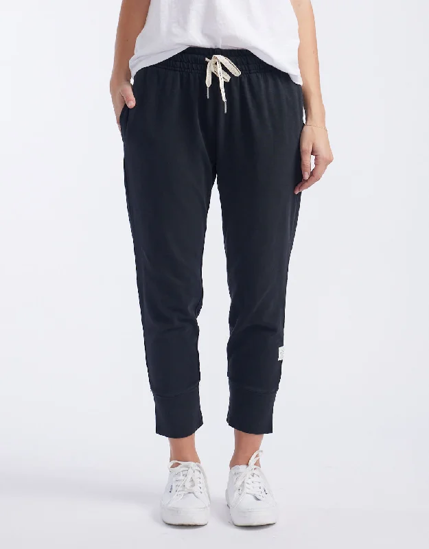 holiday pants for women -3/4 Brunch Pants - Black