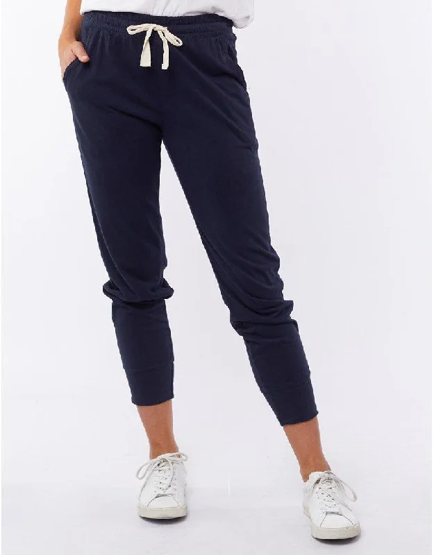 stylish palazzo pants -Wash Out Lounge Pants - Navy