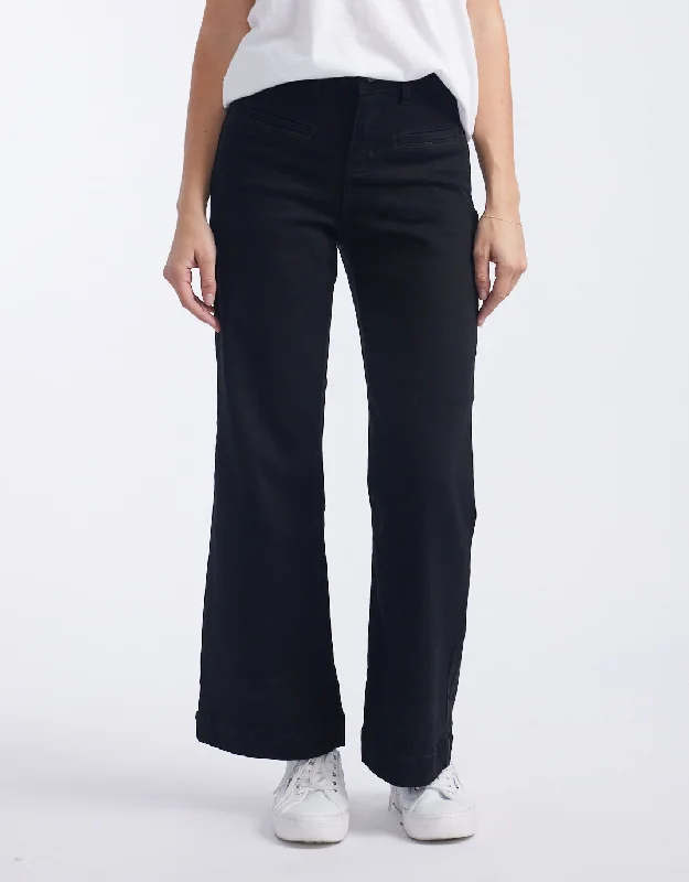 winter trousers for women -Freya Jeans - Black