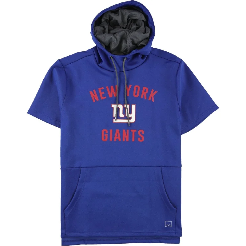 women’s retro dresses -G-III Sports Womens New York Giants Hoodie Dress, Blue, Large