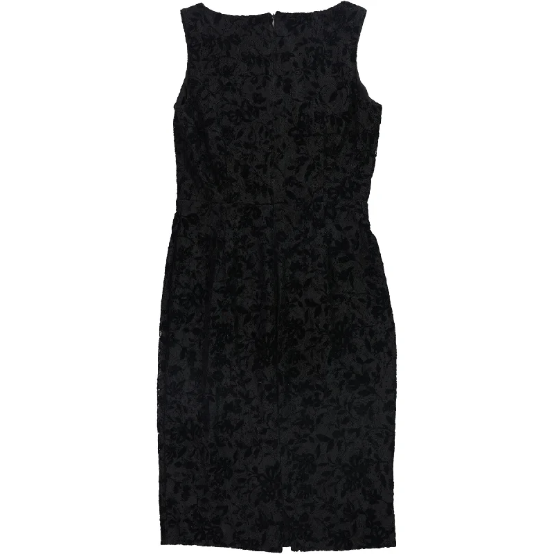 maternity dresses for women -Ralph Lauren Womens Lace Sheath Dress, Black, 2