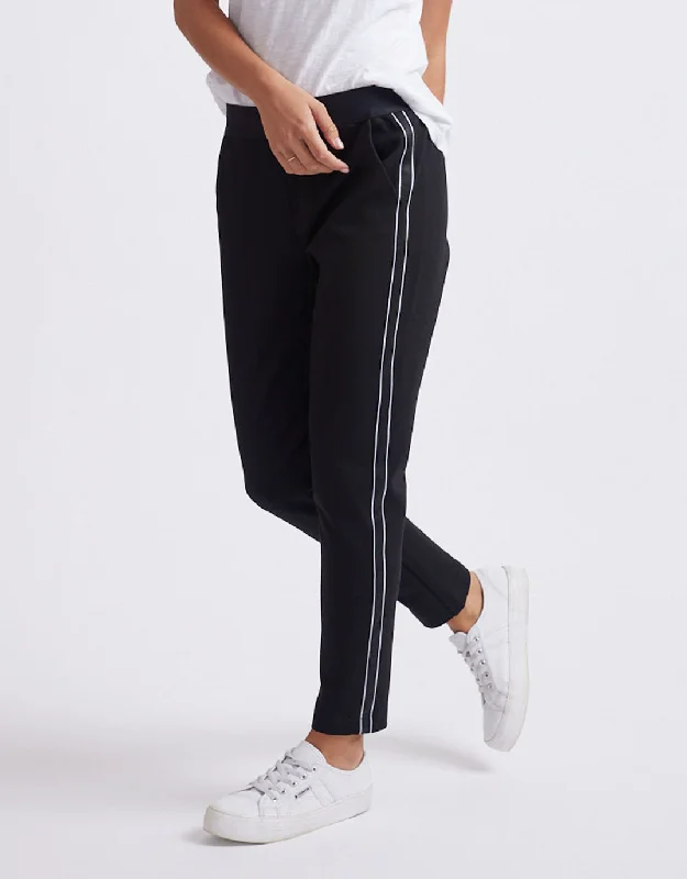 travel pants for women -Signature Ponti Pant - French Tape